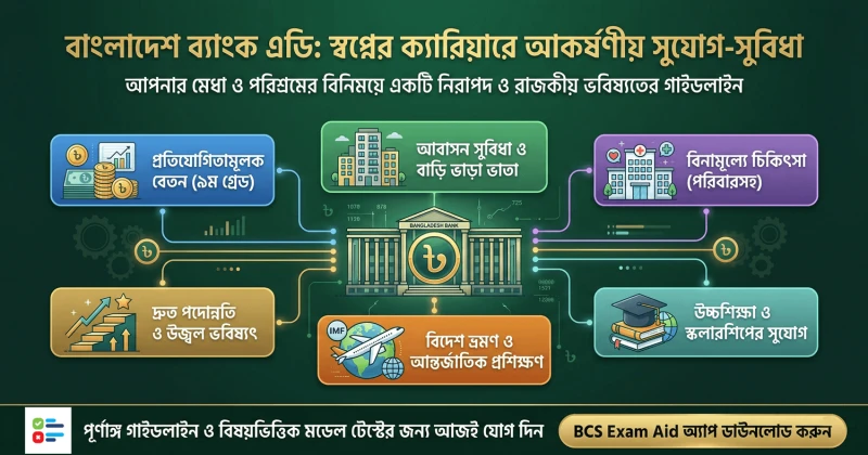 বাংলাদেশ ব্যাংক সহকারী পরিচালক (AD) সুযোগ-সুবিধা ও ক্যারিয়ার গাইড ২০২৬: কেন এটি দেশের সেরা ব্যাংকিং জব?